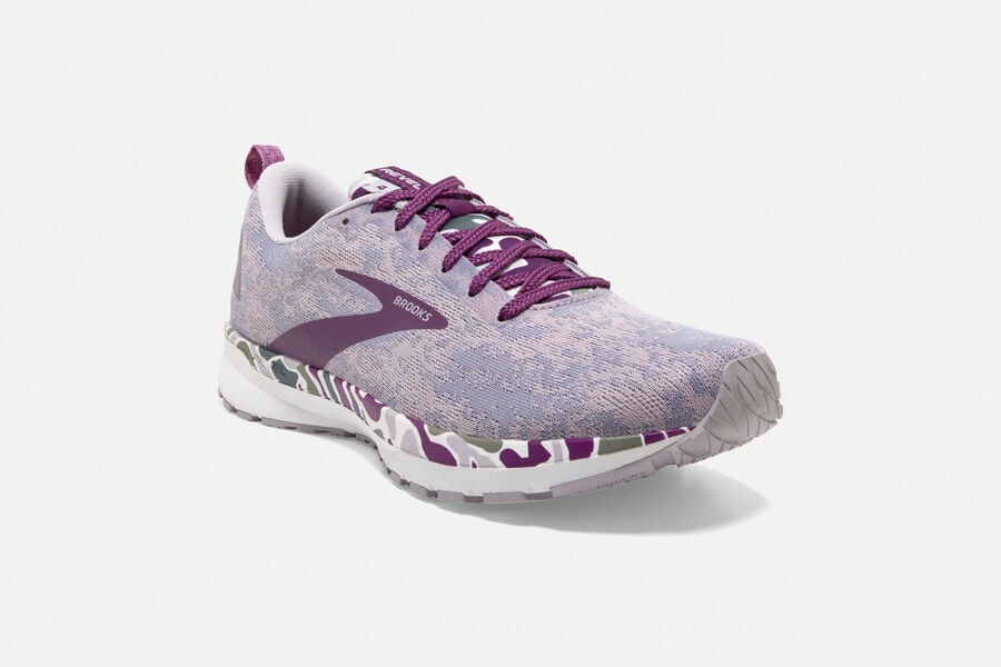 Brooks Revel 4 Road Running Shoes Womens Purple/White 276319-CAV